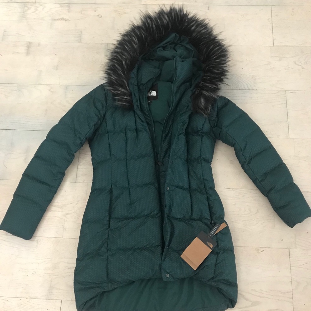 North Face Fur Down Hooded Parka/Parkina